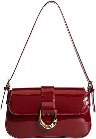 ACUYE Shoulder Bag for Women, Y2K Hobo Bags for Women Red Purse Crescent Bag with Adjustable Strap Y2K Crescent Purse Dark Red Clutch Bag Red Handbag ACUYE Shoulder Bag for Women, Y2K Hobo Bags for Women Red Purse Crescent Bag with Adjustable Strap Y2K Crescent Purse Dark Red Clutch Bag Red Handbag
