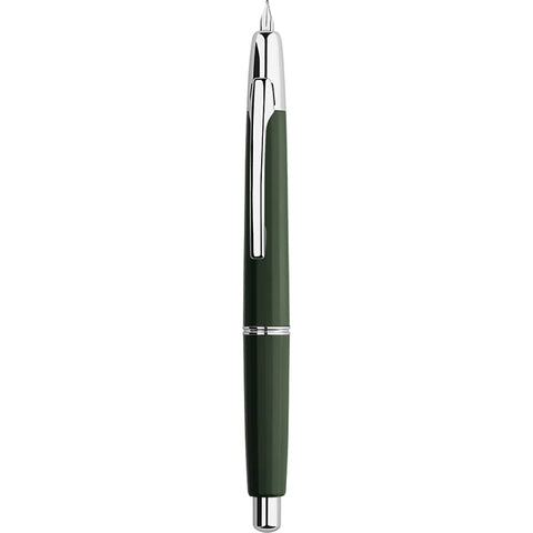 Majohn A2 Press Fountain Pen Extra Fine Nib with Box, Retractable Green Resin Ink Pen with Converter Writing Pen Set (Silver Clip Version? Majohn A2 Press Fountain Pen Extra Fine Nib with Box, Retractable Green Resin Ink Pen with Converter Writing Pen Set (Silver Clip Version?