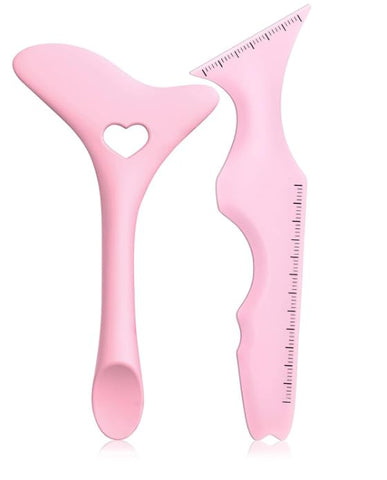 2pcs Eyeliner Stencils Multifunctional Eye Makeup Tool Silicone Winged Eyeliner Tool for Makeup Beginners for Eyeliner Eyelash Eyebrow Lip Line and Face Contour 2pcs Eyeliner Stencils Multifunctional Eye Makeup Tool Silicone Winged Eyeliner Tool for Makeup Beginners for Eyeliner Eyelash Eyebrow Lip Line and Face Contour