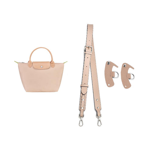 KOMHPS Purse Straps Replacement, Leather Handbag Crossbody Shoulder Strap Adjustable for S/M Longchamp Bag Women(Lotus Root Pink) KOMHPS Purse Straps Replacement, Leather Handbag Crossbody Shoulder Strap Adjustable for S/M Longchamp Bag Women(Lotus Root Pink)