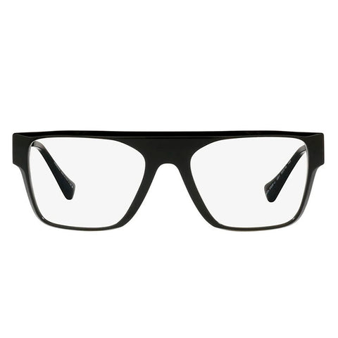 Versace VE 3326U GB1 Black Plastic Rectangle Eyeglasses 53mm Versace VE 3326U GB1 Black Plastic Rectangle Eyeglasses 53mm