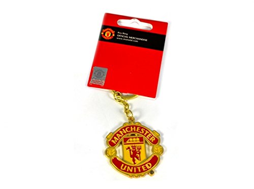 Manchester United Official Merchandise Football Club Sports Accessories, Gifts & Stationary Items. (Crest Keyring)