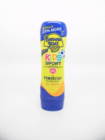 Banana Boat Kids Sport Tear-Free, Sting-Free Broad Spectrum Sunscreen Lotion, SPF 50+ - 7.5 Ounce