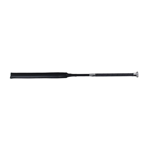 Woof Wear Pro Showjumping Bat - Black Silver - Unisex Jump Bats are British Showjumping Compliant Woof Wear Pro Showjumping Bat - Black Silver - Unisex Jump Bats are British Showjumping Compliant