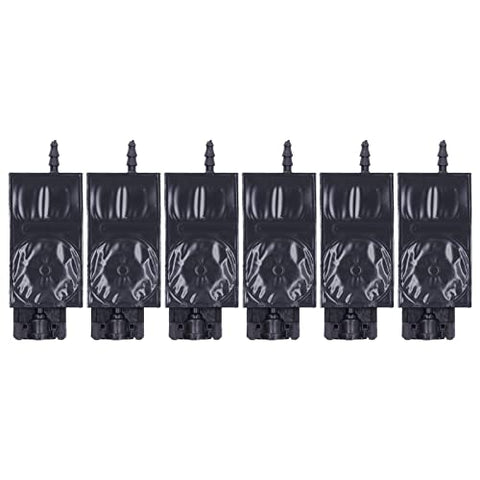 Inkjet Head Damper, 6Pcs 4 x 3mm / 0.16 x 0.12inch PP UV Printer Ink Damper Solvent Ink Damper in Line Interface XP600 Printer Accessory for 4mm x 3mm Ink Tube(Black) Inkjet Head Damper, 6Pcs 4 x 3mm / 0.16 x 0.12inch PP UV Printer Ink Damper Solvent Ink Damper in Line Interface XP600 Printer Accessory for 4mm x 3mm Ink Tube(Black)