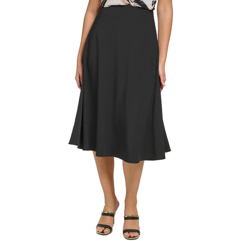 DKNY Women's Casual Stretchy Pullon Skirt, Black DKNY Women's Casual Stretchy Pullon Skirt, Black