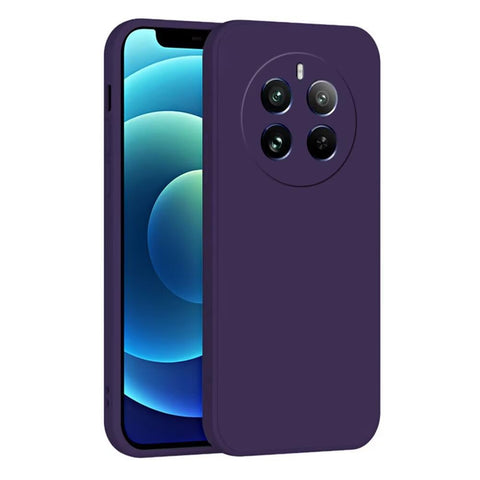 Solid Color Silicone Phone Case Compatible with Realme 12 Pro 5G/Realme 12 Pro Plus - Sleek and Protective Back Cover Solid Color Silicone Phone Case Compatible with Realme 12 Pro 5G/Realme 12 Pro Plus - Sleek and Protective Back Cover