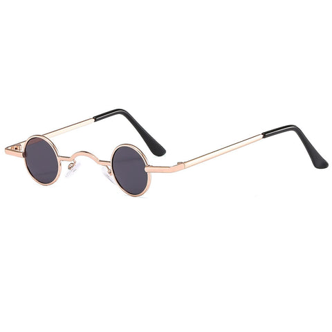 Dzrige Round Polarized Hippie Sunglasses Classic Retro Punk Small Round Sunglasses Funny Small Circle Glasses for Women Men (Gold Frame) Dzrige Round Polarized Hippie Sunglasses Classic Retro Punk Small Round Sunglasses Funny Small Circle Glasses for Women Men (Gold Frame)