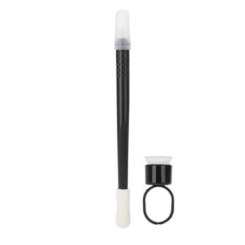Semi Eyebrow Makeup Pen Disposable Microblading Pen with Pigment Ring Cup Semi Eyebrow Makeup Pen Disposable Microblading Pen with Pigment Ring Cup