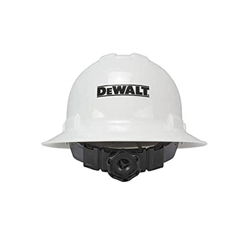 DEWALT Full Brim 6 Point Ratchet Suspension Hard Hat - White DEWALT Full Brim 6 Point Ratchet Suspension Hard Hat - White
