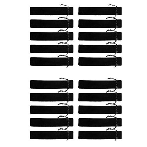 BE-TOOL Drawstring Pen Pouch, 20pcs Velvet Pen Pouch Square Black Not Easy Dirty Pouch for Pen,Pencil,Ballpoint BE-TOOL Drawstring Pen Pouch, 20pcs Velvet Pen Pouch Square Black Not Easy Dirty Pouch for Pen,Pencil,Ballpoint