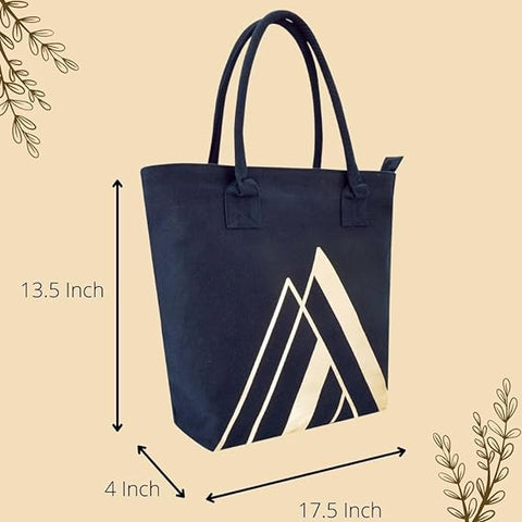 earthsave Handbag for Women | Canvas Tote Bag for Women With Zip | Handbag for Office & College | Printed Canvas Travel Bags For Women | Vegan Bag earthsave Handbag for Women | Canvas Tote Bag for Women With Zip | Handbag for Office & College | Printed Canvas Travel Bags For Women | Vegan Bag
