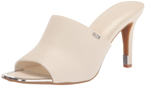 DKNY Women's Bronx Open Toe Fashion Pump Heel Sandal Heeled, Beige, 10 DKNY Women's Bronx Open Toe Fashion Pump Heel Sandal Heeled, Beige, 10