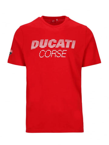 Ducati Corsica Official MotoGP Stripe Logo T-Shirt (as4, Alpha, S, Regular, S), Red Ducati Corsica Official MotoGP Stripe Logo T-Shirt (as4, Alpha, S, Regular, S), Red