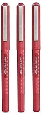 Uni Ball Eye Designer Red Rollerball Pen Fine 0.7mm Nib Tip 0.5mm Line Width Designer Series Quick Drying Pigment Ink UB-157D (Pack Of 3) Uni Ball Eye Designer Red Rollerball Pen Fine 0.7mm Nib Tip 0.5mm Line Width Designer Series Quick Drying Pigment Ink UB-157D (Pack Of 3)