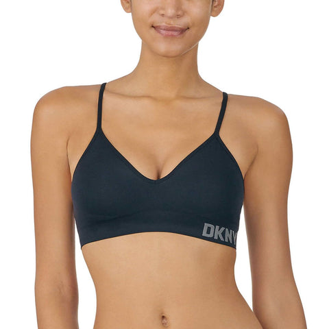 DKNY Women Seamless Bra, 2-Pack, BLACK/SAND, Medium DKNY Women Seamless Bra, 2-Pack, BLACK/SAND, Medium