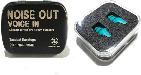 Indesign Shooting Ear Protection - 30dB Advanced Filter Technology Ear Plugs for Shooting Range, Firing Range, Hunting, Work, Concerts, 1 Pair, Blue Indesign Shooting Ear Protection - 30dB Advanced Filter Technology Ear Plugs for Shooting Range, Firing Range, Hunting, Work, Concerts, 1 Pair, Blue