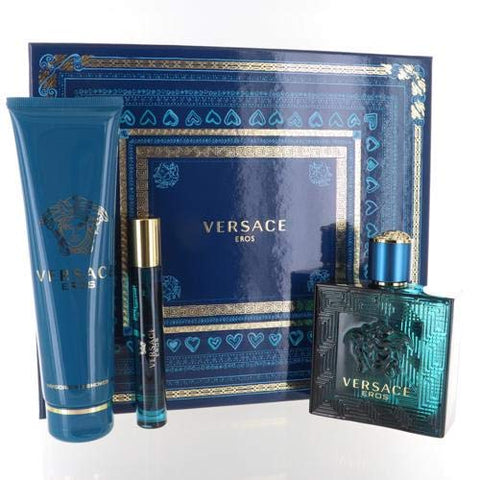 Versace Versace Eros Men 3 Pc GiftSet Versace Versace Eros Men 3 Pc GiftSet