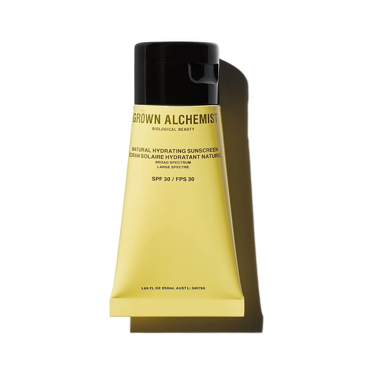 Grown Alchemist Natural Hydrating Sunscreen: Broad Spectrum SPF 30 - Zinc Oxide Provides UVA/UVB Protection and Hyaluronic Acid Deeply Hydrates - 30-50mL