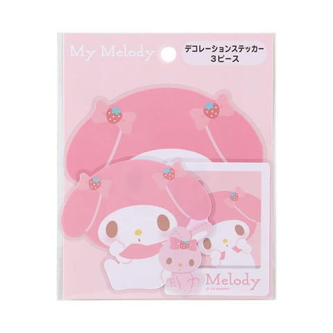 Sanrio New Life Decoration Sticker Set, My Melody, My Melody, 3.8 x 4.1 x 0.04 inches (9.6 x 10.3 x 0.1 cm), Character 002119 SANRIO Sanrio New Life Decoration Sticker Set, My Melody, My Melody, 3.8 x 4.1 x 0.04 inches (9.6 x 10.3 x 0.1 cm), Character 002119 SANRIO