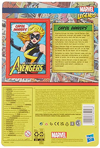 Marvel Hasbro Legends Series 3.75-inch Retro 375 Collection Carol Danvers Action Figure Toy Marvel Hasbro Legends Series 3.75-inch Retro 375 Collection Carol Danvers Action Figure Toy