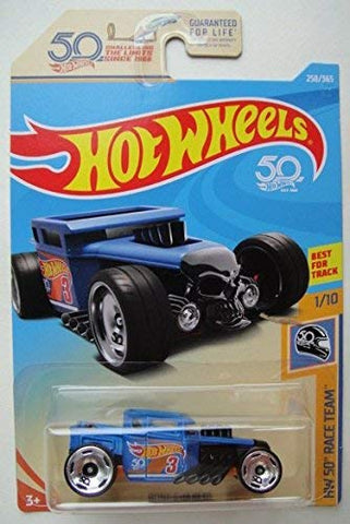 Hot Wheels HW 50 RACE TEAM 1/10, BLUE BONE SHAKER 258/365 Hot Wheels HW 50 RACE TEAM 1/10, BLUE BONE SHAKER 258/365