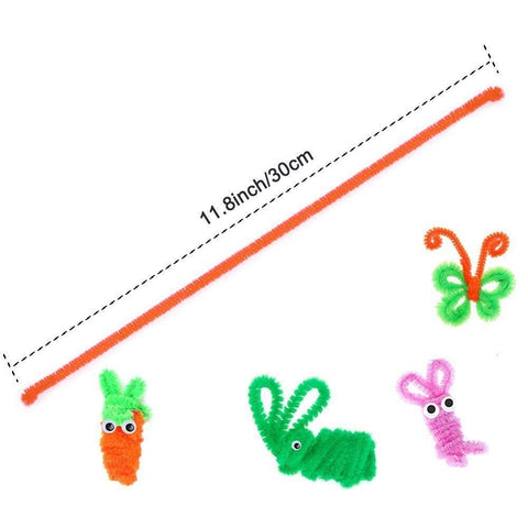 Christmas Pipe Cleaners Art Crafts Projects Supplies 200pcs Chenille Stems DIY Projects Christmas Decoration, 6mmx30cm Christmas Pipe Cleaners Art Crafts Projects Supplies 200pcs Chenille Stems DIY Projects Christmas Decoration, 6mmx30cm