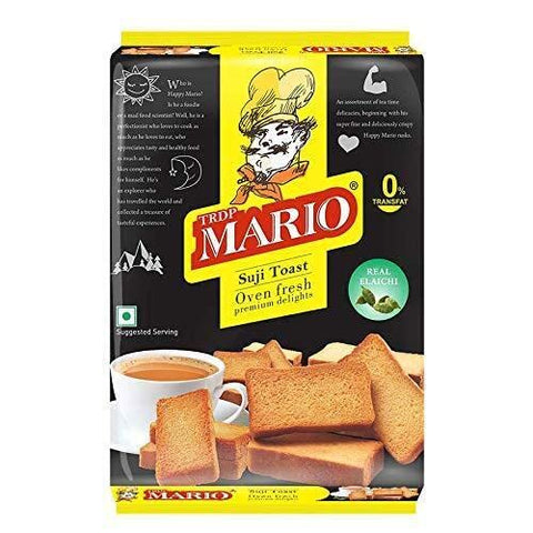TRDP MARIO Rusk 300g - Offers A Wholesome Teatime Experience - Infused with Cardamom and Right Amount of Sweetness (Pack of 1) TRDP MARIO Rusk 300g - Offers A Wholesome Teatime Experience - Infused with Cardamom and Right Amount of Sweetness (Pack of 1)