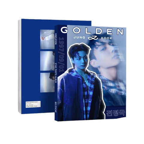BTS JUNGKOOK new album GOLDEN peripheral high definition album photo album (37A245-JK) BTS JUNGKOOK new album GOLDEN peripheral high definition album photo album (37A245-JK)