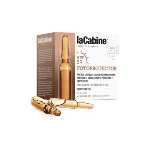 La Cabine Foto Protector SPF50 10 Ampoules of 2 ml La Cabine Foto Protector SPF50 10 Ampoules of 2 ml