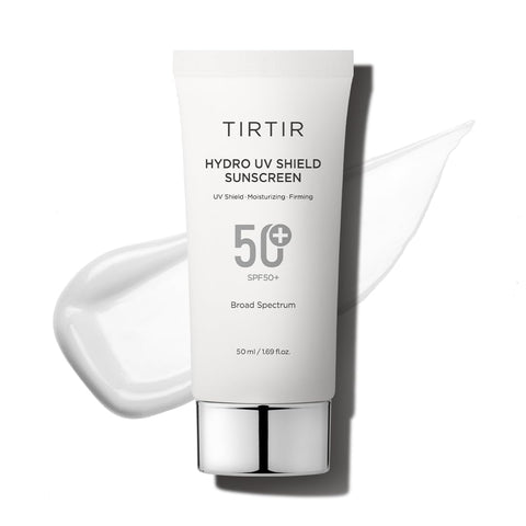 TIRTIR Hydro UV Shield Sunscreen | SPF 50+ UVA/UVB Protection, Lightweight, No White Cast, Non-greasy, Korean Sunscreen, 1.69 Fl Oz (Pack of 1) TIRTIR Hydro UV Shield Sunscreen | SPF 50+ UVA/UVB Protection, Lightweight, No White Cast, Non-greasy, Korean Sunscreen, 1.69 Fl Oz (Pack of 1)