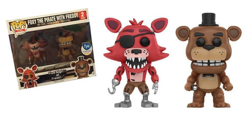 Funko POP Games: Five Nights at Freddy’s - Foxy the Pirate Fox with Freddy Fazbear - FYE 2 pack Exclusive Funko POP Games: Five Nights at Freddy’s - Foxy the Pirate Fox with Freddy Fazbear - FYE 2 pack Exclusive
