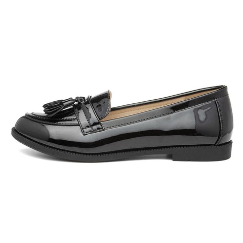 Lilley Anais Womens Black Patent Loafer - Size 4 UK - Black Lilley Anais Womens Black Patent Loafer - Size 4 UK - Black