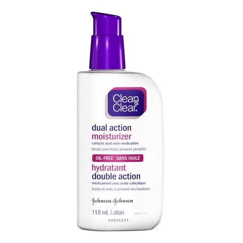 Clean & Clear Oil-Free Dual Action Moisturizer 118ml/3.93oz Clean & Clear Oil-Free Dual Action Moisturizer 118ml/3.93oz