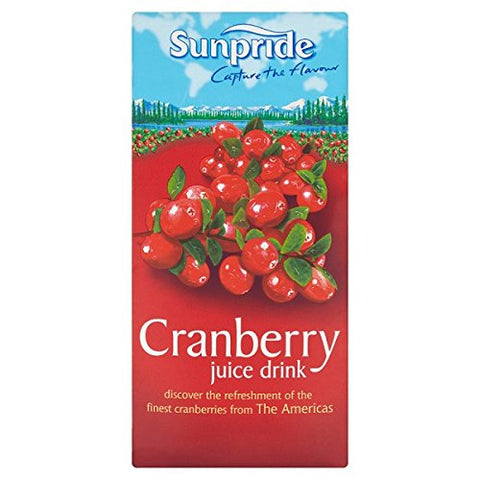 Sunpride Cranberry Juice Drink 1 Litre Case of 12 Sunpride Cranberry Juice Drink 1 Litre Case of 12