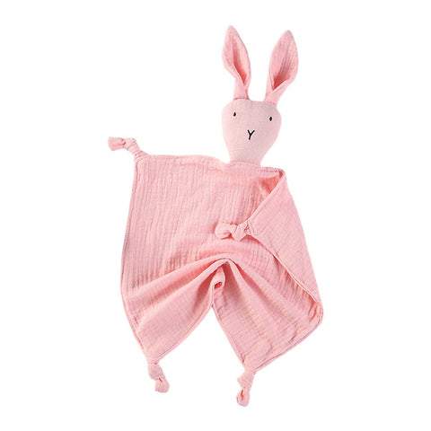 jumpXL Baby Bib, Baby Soother Appease Towel Bib Soft Pure Cotto Rabbit Doll Nursing Teether Towel