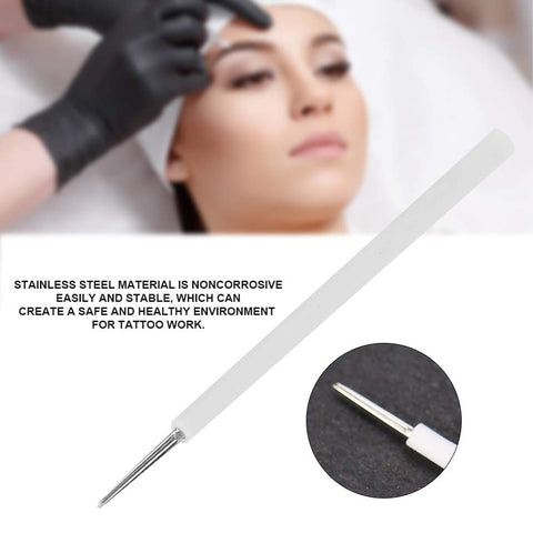 Sonew 50pcs Microblading Disposable Eyebrow Tattoo Pins Semi Eyebrow Makeup Tool Manual 3/7/9 Pins(R 3pins) Sonew 50pcs Microblading Disposable Eyebrow Tattoo Pins Semi Eyebrow Makeup Tool Manual 3/7/9 Pins(R 3pins)
