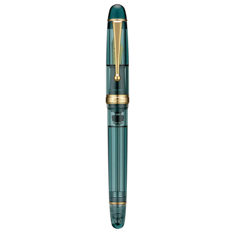Asvine V126 Vacuum Filling Fountain Pen Transparent Teal Acrylic, Medium Nib Large-Capacity with Gift Case Asvine V126 Vacuum Filling Fountain Pen Transparent Teal Acrylic, Medium Nib Large-Capacity with Gift Case
