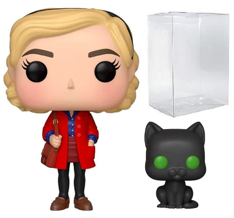 Funko POP The Chilling Adventures of Sabrina - Sabrina Spellman with Salem Pop! Vinyl Figure (Includes Compatible Pop Box Protector Case) Funko POP The Chilling Adventures of Sabrina - Sabrina Spellman with Salem Pop! Vinyl Figure (Includes Compatible Pop Box Protector Case)