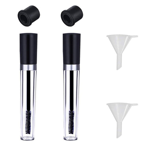 3 Pcs 7.5ml Refillable Eyelash Serum Bottles Clear Mascara Tubes Eyebrow Brush Tube Eyelash Cream Container Vials with Eyelash Wand Mini Funnels and Leak Stoppers 3 Pcs 7.5ml Refillable Eyelash Serum Bottles Clear Mascara Tubes Eyebrow Brush Tube Eyelash Cream Container Vials with Eyelash Wand Mini Funnels and Leak Stoppers