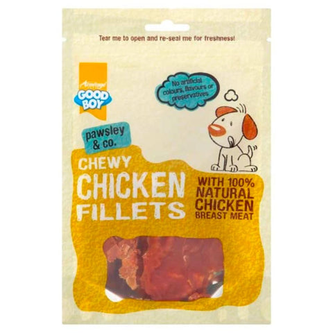 2XPawsley and Co Chewy Chicken Fillets Value Pack 320gm Packet 2XPawsley and Co Chewy Chicken Fillets Value Pack 320gm Packet