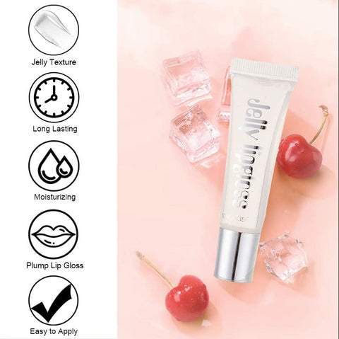 Rosarden Hydrating Lip Gloss - Plumping Lip Gloss - Waterproof & Long Lasting Glossy Lip Gloss - Non-Sticky Shiny Lightening Lip Gloss - Moisturizing Juicy Lip Gloss for Woman (Clear) Rosarden Hydrating Lip Gloss - Plumping Lip Gloss - Waterproof & Long Lasting Glossy Lip Gloss - Non-Sticky Shiny Lightening Lip Gloss - Moisturizing Juicy Lip Gloss for Woman (Clear)