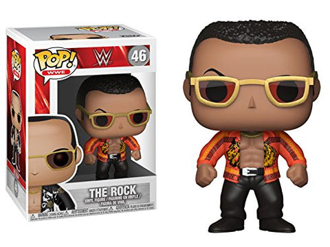 Funko Pop The Rock + Protector: Pop! WWE Vinyl Figure (Gift Set Bundled with ToyBop Box Protector Collector Case) (The Rock Old School) Funko Pop The Rock + Protector: Pop! WWE Vinyl Figure (Gift Set Bundled with ToyBop Box Protector Collector Case) (The Rock Old School)