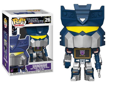 Funko Pop Transformers + Protector: Pop! Retro Toys Vinyl Figure (Gift Set Bundled with ToyBop Box Protector Collector Case) (Soundwave) Funko Pop Transformers + Protector: Pop! Retro Toys Vinyl Figure (Gift Set Bundled with ToyBop Box Protector Collector Case) (Soundwave)