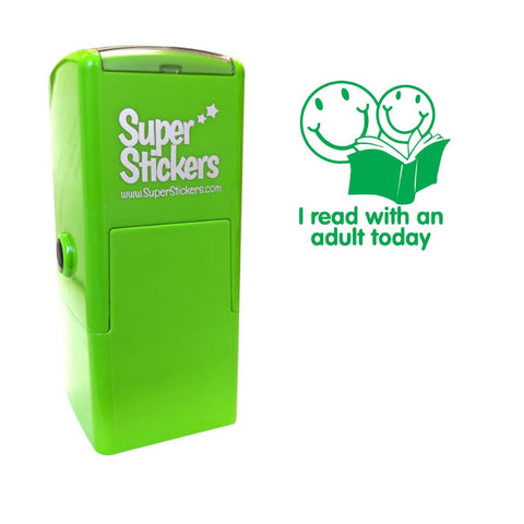 SuperStickers 'I Read with an Adult Today' Stamper for Teachers in Green SuperStickers 'I Read with an Adult Today' Stamper for Teachers in Green