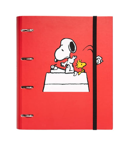 Grupo Erik Snoopy 4 Ring Binder | Premium A4 Folders Ring Binder | 10.6 x 12.6 inches - 27 x 32 cm | Ring Binder A4 | A4 Ringbinder | 4 Ring Binder A4 | Cute Stationery | Snoopy Gifts Grupo Erik Snoopy 4 Ring Binder | Premium A4 Folders Ring Binder | 10.6 x 12.6 inches - 27 x 32 cm | Ring Binder A4 | A4 Ringbinder | 4 Ring Binder A4 | Cute Stationery | Snoopy Gifts