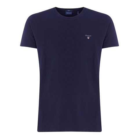 GANT Men's Original SS T-Shirt, Concrete Beige, S GANT Men's Original SS T-Shirt, Concrete Beige, S