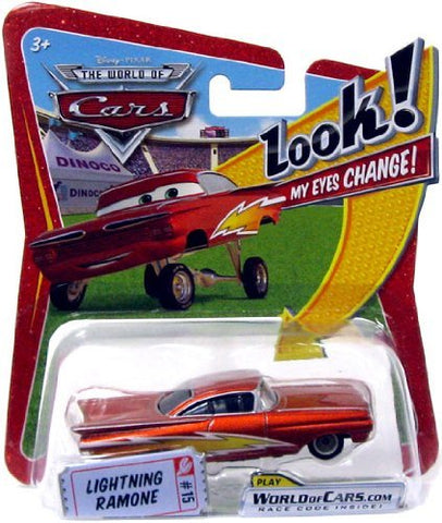Lightning Ramone Lenticular Eyes Look My Eyes Change Edition 1:55 Scale Mattel 2009 Lightning Ramone Lenticular Eyes Look My Eyes Change Edition 1:55 Scale Mattel 2009