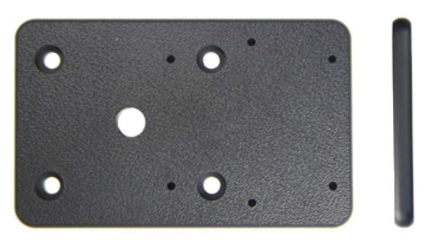 Brodit 215395 Mounting Plate, Black Brodit 215395 Mounting Plate, Black