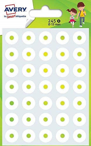 Avery 245 Reinforced Eyelets - ø13 mm - White (Pack of 245) Avery 245 Reinforced Eyelets - ø13 mm - White (Pack of 245)
